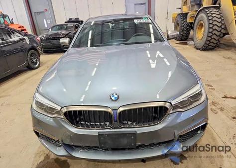 2019 BMW M550Xi из США, поврежденный, VIN WBAJB9C54KB287678
